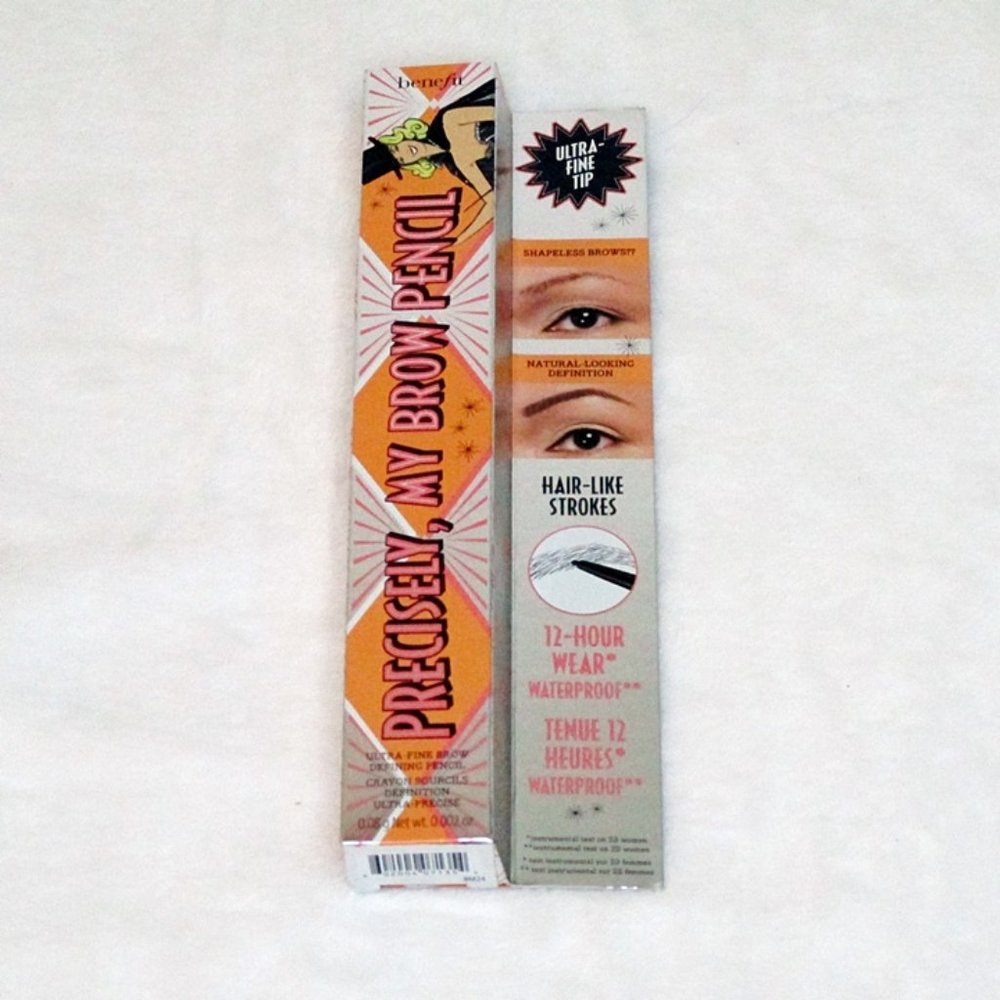 Benefit Precisely My Brow Pencil Waterproof Cool Soft Black NEW NIB